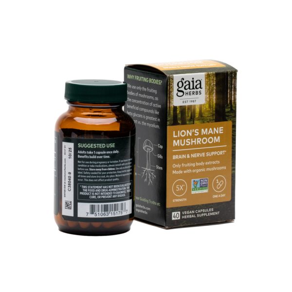 Organic Lion's Mane Mushroom Capsules - Image 3